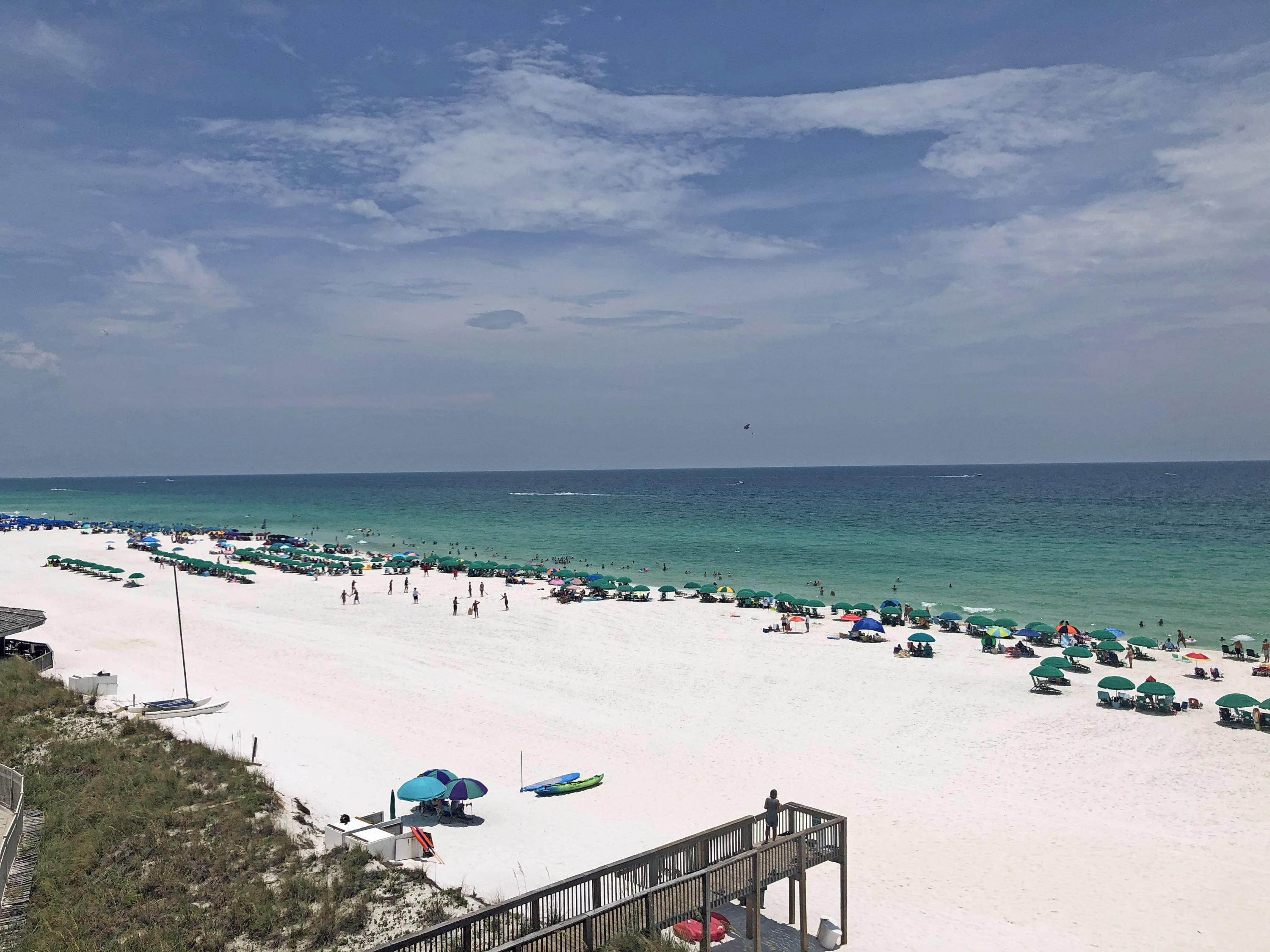 Gulf Front Penthouse level 1 Bedroom, 1 Bath with excellent rental income of $32,000, Amazing Views, Stainless Steel Appliances, Granite Kitchen Counter tops, Solid panel doors and New Hurricane sliding glass door and windows. Amenities include a fitness room, heated pool, hot tub, Beachside pavilion w/BBQ grills, tennis courts, shuffleboard, & 800 feet of newly refurbished beach on the Gulf of Mexico. Take a short walk to the jetties for fishing & a cove for snorkeling. Jetty East offers covered parking. The Owners room has been remodeled and can be rented for weddings, guest gatherings and owner functions. Gated community with 24/7 Security. Buyer to confirm any measurements/information they deem important.