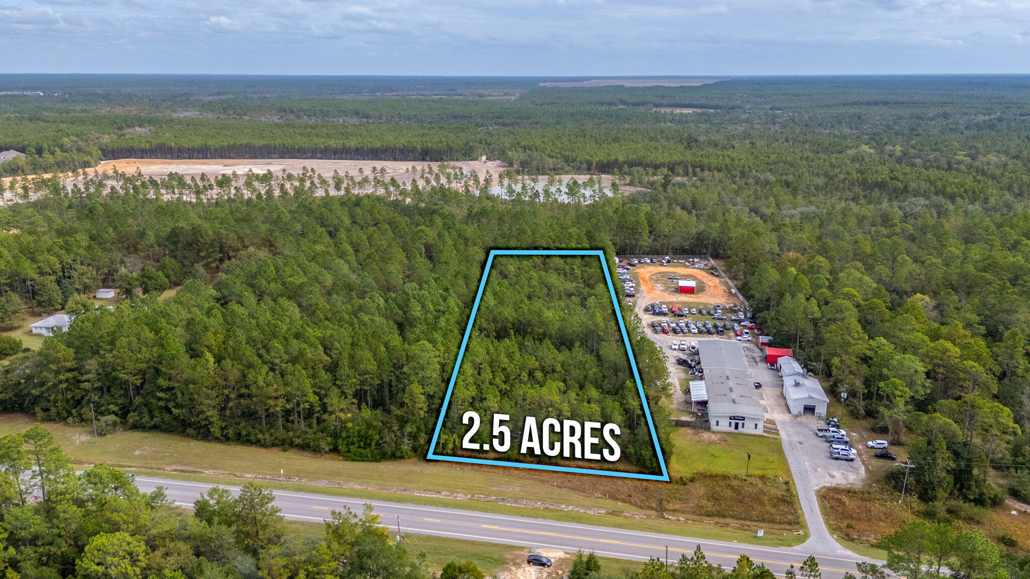 2.5 acres of commercial property listed at a phenomenal price point in the growing community of Freeport. Zoned General Commercial (C-1) with an array of development opportunities including amusement & recreational facilities, a retail store, restaurant, office building, service center, and so much more. Easy access with frontage directly on Business 331. This level lot is located in flood zone X & is in the process of being mulched for easy viewing. Give us a call today to get the ball rolling on your next business venture!