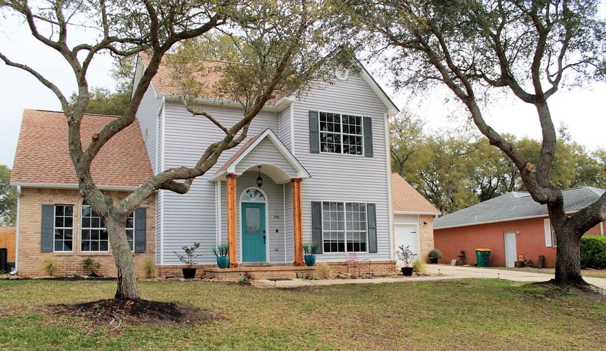 This incredible 4 Bed/2.5 Bath home in the highly desired area of Lake Lorraine Estates is framed with mature trees and is complimented with a formal dining room, large family room with fireplace and NEW flooring. The kitchen underwent a total remodel with granite counters, under mounted sink, large breakfast bar, stainless appliances, a generous eat-in area and new cabinets with over & under lighting. The 1st floor master bedroom suite has his/her closets, new dual vanities, a large tiled shower with multiple heads, separate water closet, and Jacuzzi tub. The upstairs bath also has dual sinks. New light fixtures throughout, garage door & opener, and gutters. Downstairs AC replaced in 2015 and insulation replaced in 2018. Transferable Terminix termite bond and home warranty transfer.