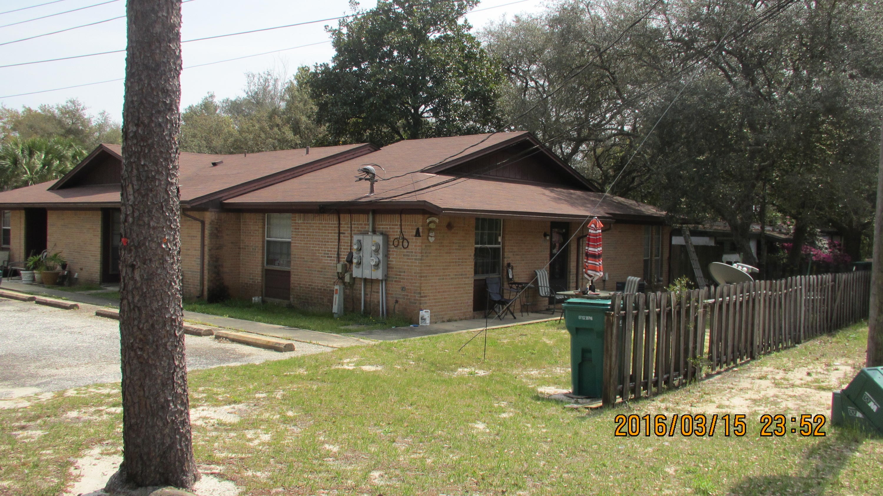Four 2 bedroom/1 bath units for sale as a great investment opportunity. All units are currently occupied and come with a strong rental history. Units have been maintained and potential for equity investment is viable. Currently the units gross nearly $3000 a month in rental income. VA buyers, here is a chance to let your VA loan work for you. Buy the unit, live in one and rent the others out! Instant income and retunr on the BAH you receive!