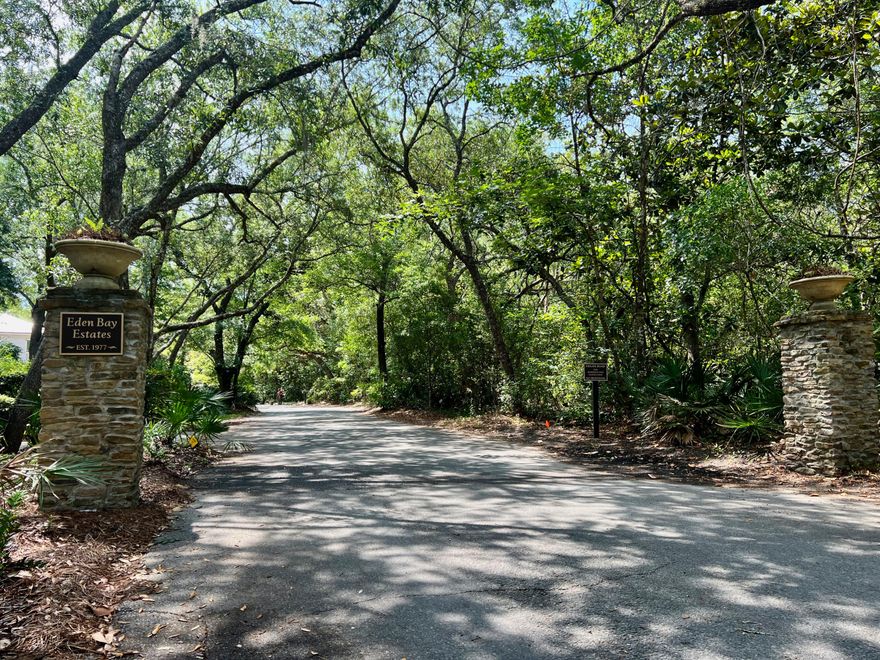 Build your dream home on this oversized, bay-view, bayou-front, .57 acre residential lot in the unmatched tranquil setting of Eden Bay Estates. Mature oaks tunnel the street and a small canal connects the property to the big water of the bay providing paddling opportunities.