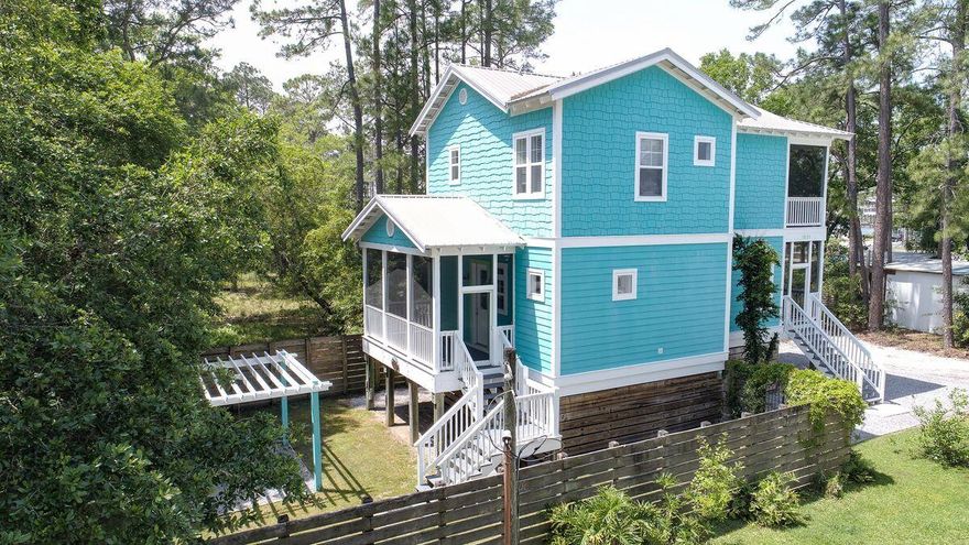 *Multiple Offers. All offers due by Tuesday (5/3) at 5pm* Beach, Bay, Sunset & Boat lovers look no further!  Enjoy water views of the Choctawhatchee Bay from your Master bedroom or sip a favorite beverage & relax with views from any of the 3 large screened in balconies on this welcoming 2 bedroom, 2 1/2 bath home located next door to the Bay and only 3 miles to the popular emerald coast & beaches of 30A.   No HOA, fenced backyard with fire pit, and a wide driveway perfect for keeping a boat to use next door at Cessna Landing park with 4 public boat ramps makes this the perfect full time home, get away vacation home, or investment property.   The house features upgraded Frigidaire appliances, high ceilings, custom pocket doors, hardwood floors and a wood burning fireplace in the living room