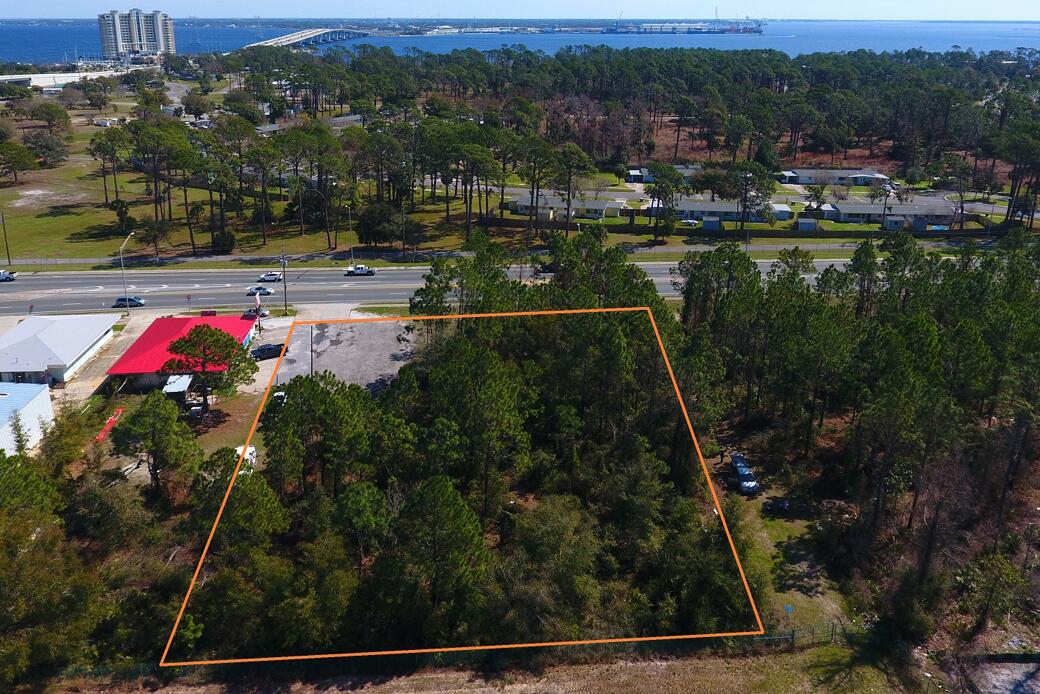 1.08 commercial property on Thomas Drive in Panama City Beach, vacant land, high traffic, survey available