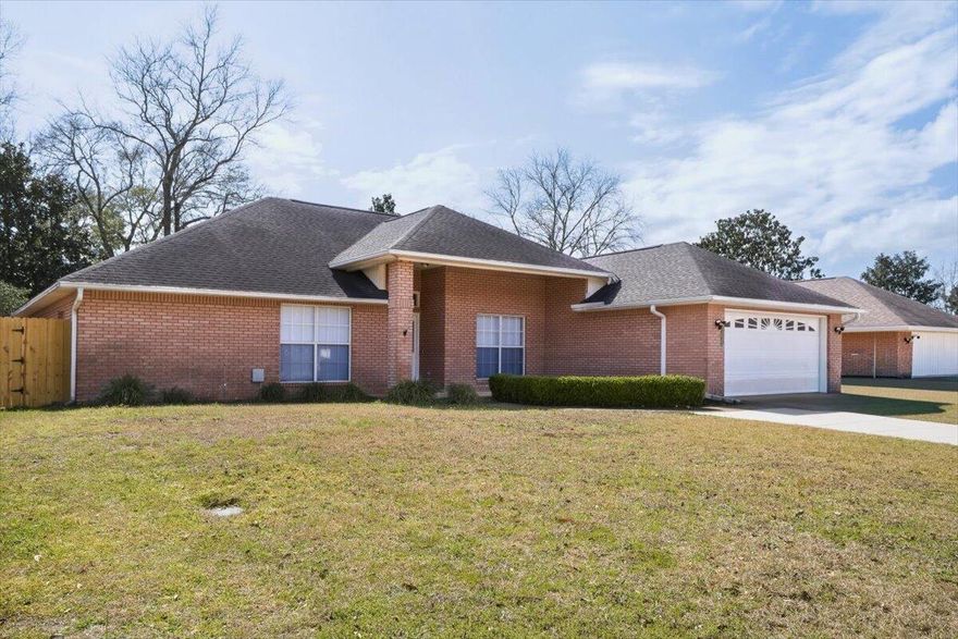 Now available for lease in the highly sought-after Bluewater Bay community! This well-maintained 4-bedroom, 2-bath home offers a functional split-bedroom layout with an open living design that balances comfort and privacy.The updated kitchen features quality wood cabinetry, granite countertops, and modern appliances, flowing seamlessly into both the dining area and spacious living room. The main living space boasts elevated ceilings and a cozy corner gas fireplace, creating a warm and inviting atmosphere.The primary suite offers generous space along with two walk-in closets. The en-suite bath includes a soaking tub, separate shower, and dual vanities for added convenience. Additional features include a storage shed for lawn equipment, an irrigation system, and a practical layout ideal for everyday living. Located near Eglin Air Force Base, and just minutes from the Mid-Bay Bridge for easy access to Destin's beaches, dining, and shopping. Pets allowed on case by case basis with owner approval and $500.00 non-refundable pet fee.

Contact us today to schedule a showing.