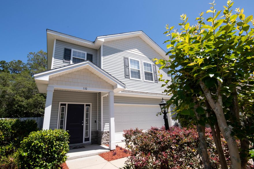 Buying has just become easier right here in Niceville. This home is centrally located to shopping, schools, and only 10 minutes from Eglin. The largest lot in this subdivision has backyard space for the active family from the screened porch to the pavered patio. Desired open floor plan with kitchen, dining and great room all together with hardwood flooring. The kitchen features granite counters and brand new Samsung appliances that will convey with the home. The touch-less faucet will be the envy of your guests. The fireplace is the focal point of the great room adding warmth to the room. The master suite has a walk-in closet and a magnificent ensuite. Ensuite with tile floors, double vanity, garden tub and separate shower. Utility room has sink and cabinets above and below for storage. The laundry room is conveniently located on the 2nd floor down the hall from the bedrooms. No more hauling laundry up and down the stairs.