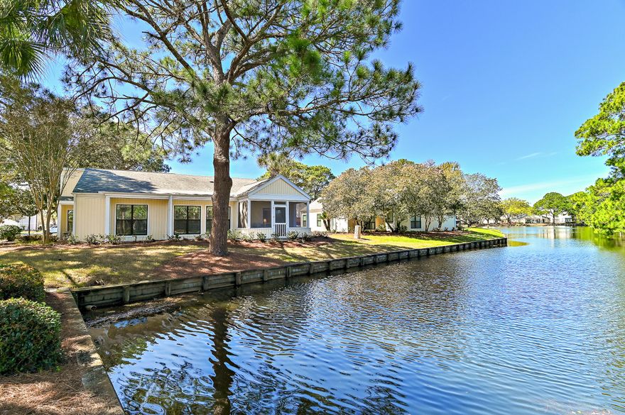 Sandpiper Sanctuary in Sandestin. Experience standalone privacy and high-end coastal living in this professionally remodeled 3-bedroom, 2-bath bungalow. Perfectly suited as a primary residence or a lucrative rental investment, this home offers a sophisticated, move-in-ready experience.The interior features custom cabinetry, kitchen with GE Cafe Gas double oven microwave range hood and Samsung French Door Bespoke fridge. Relax by the living room fireplace or retreat to the primary suite, featuring a custom walk-in shower and organized closets. Two additional guest bedrooms provide ample space for family or renters. Enjoy weekly fireworks from the screened porch. With Sandestin's world-class amenities at your doorstep, this is maintenance-free home offers the best of both worlds.