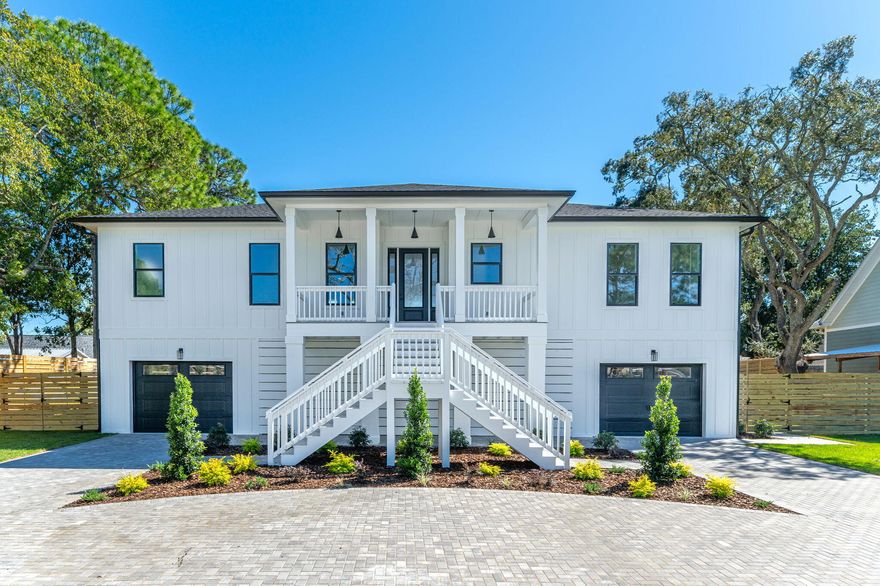 2025 PARADE OF HOME: *THE BEST IN PARADE OVERALL *BEST KITCHEN *PEOPLES CHOICE * CATEGORY WINNER ------ This beautiful home is located within a hidden oasis of Shalimar steps away from the bay. The builders took their time on this one as its whispers luxe with 10 ft ceilings throughout, crown molding, Kitchen-aid appliances, white Carrara countertops, 4 car garage tandem parking, Custom walnut shelving throughout, Custom marble accent wall with 75-inch electric fireplace and 85-inch TV. There is beach access to the bay less than 2 blocks away via Megis Neighborhood Park! * Listed as 5 bedrooms however, one room is an office/flex