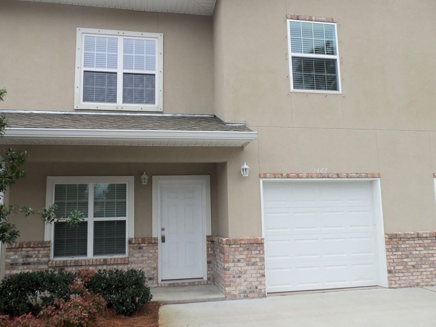 You will amazed at this floor plan! The master suite upstairs is over 330 square feet! As you enter the master suite you find an enormous bedroom with a large walk-in closet and a huge bath. Throughout the home you find granite counter tops in ALL baths and the kitchen. 20 x 20 porcelain tile is used throughout the kitchen, dining, and all baths. Maple cabinetry is found in the kitchen with stainless appliances, and there's even a kitchen island with loads of storage space AND electricity for that cook that needs extra work space! This is truly a phenomenal town home with lots of storage space. Sorry No Pets! Available 8/10/18