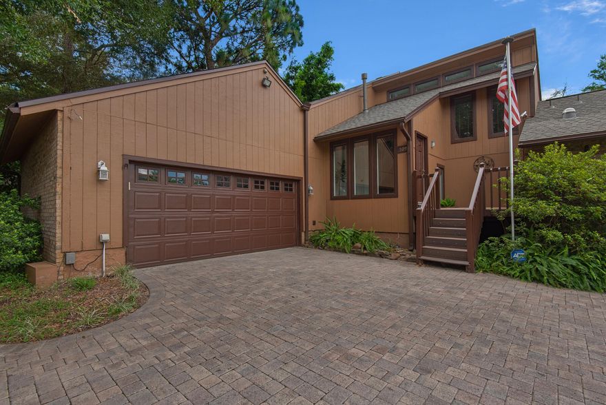 Welcome to this 3 bedroom 2.5 bath home located in Rocky Bayou Club Estates. This home has so much to offer. It is located across from Wava Park & has a huge paver driveway with additional parking pad. Additional parking is behind the gate to accommodate your boat or RV. New Roof (7/22)! This spectacular lot (.39 acre) offers a lush lawn with the ultimate bamboo privacy screen which keeps you feeling secluded while you splash in your covered pool. The outdoor entertaining area has plenty of room for gatherings on the deck or hanging out in the BBQ area. The shed offers plenty of storage for all your gardening needs! Inside you will not be disappointed as the home boasts many updates. New HVAC (7/22), Fresh Paint & All Popcorn Removed (7/22), New Carpet (7/22), New Water Heater (7/22)! As you enter the home you have a platform with incredible oversized picture windows and a coat closet.  Down to the main level you are greeted with a breath of space from the vaulted ceilings in the living room, complete with a cozy and inviting fireplace.  The oversized dining area is open to the living room and connects to the kitchen.  It also offers access to the incredible outdoor living. The master bedroom is on the main level and overlooks the outdoor oasis.  Upstairs there is a loft which offers so much flexibility.  This is a great space for an office nook, tread mill, reading nook, etc.  There are two great sized bedrooms with a Jack and Jill bath complete with duel vanity.  This home really has to be seen to be fully appreciated so make an appointment to view it today!