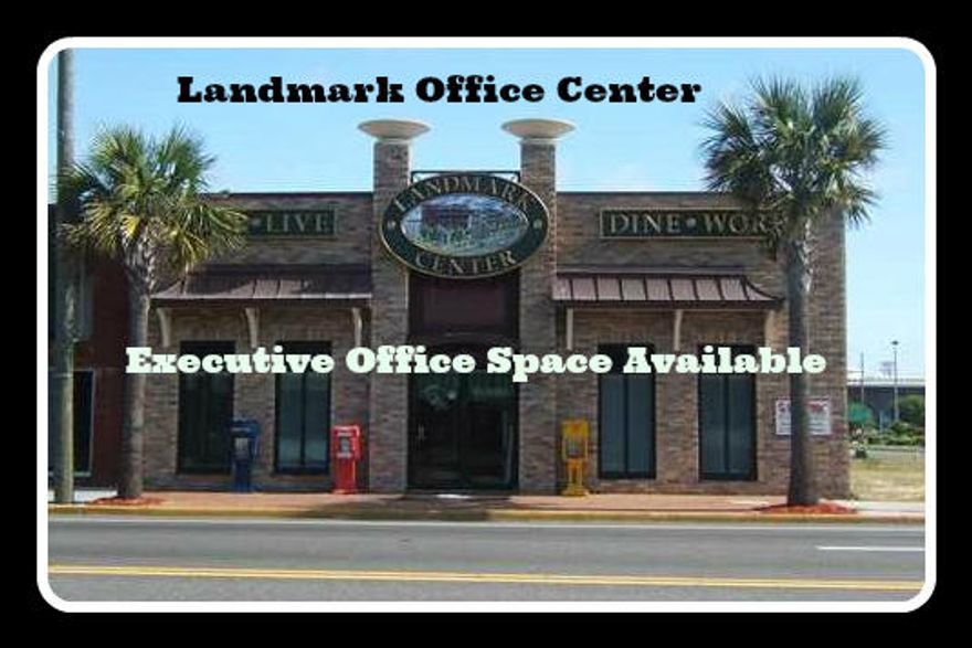 EXECUTIVE OFFICE SPACE in the highly sought after LANDMARK OFFICE CENTER located Downtown Fort Walton Beach! Space includes access to the executive State of the Art conference room with overhead projector, kitchen, and restrooms. Some of the tenants include a real estate office, attorneys, travel agency, insurance agency, mortgage lender, financial adviser, and more!