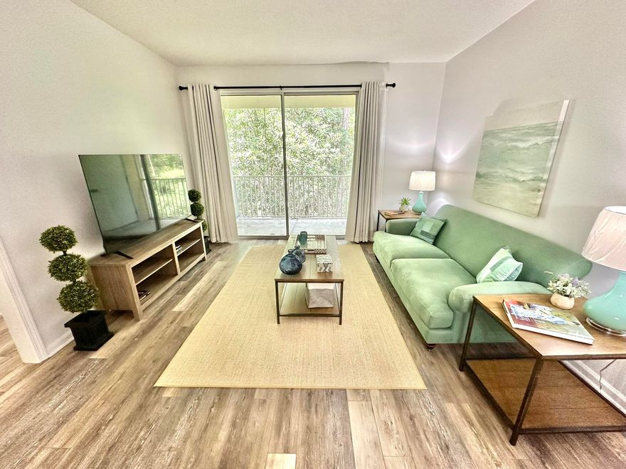 Welcome to this turnkey third-floor condominium with all the interior improvements you are looking to find!  Remodeled with new laminate floors, new stainless appliances, renewed cabinetry and new granite countertops.  This condo backs up to a nature preserve in desirable building number 7 and will make a great home, as well as a vacation unit or rental investment.  Located next to Grand Boulevard at the Sandestin Golf & Beach Resort, it is convenient to shopping, restaurants, the beach and the bay.  From the condo it is a quick stroll to the community pool and fitness center and around the corner from the Publix grocery store, Starbucks, UPS store, restaurants, movie theater, and more!  Make the call today to come see it for yourself before wishing you had after it's gone . . .