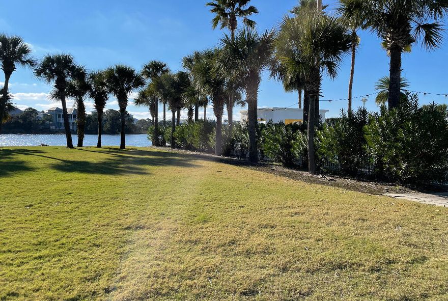 Great lot on Lake Carillon - close to the East Side Pool on Lake Carillon and Gulf of Mexico walkover #7.  Don't miss out on one of the few remaining lots on Lake Carillon. The lot next to this one (423 Lakefront - MLS 888519), is also for sale for $725,000 as well or $1,400,000 for both.