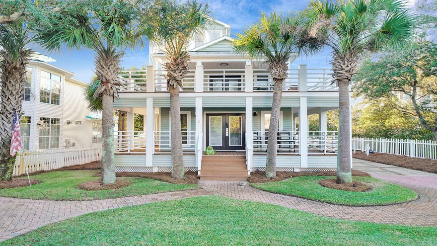 Massive opportunity! This fully furnished 3-bed/2-bath home has a bonus room that can act as a FOURTH bedroom, private heated pool, deeded beach access, gulf views from the 3rd flood, and a 2-car garage that could become an additional 400+ sq ft of living space or a mother-in-law apartment.  It's a beautiful turnkey vacation rental with a value-add component! Only one block from the beautiful white sands of Destin, this home offers a recently updated kitchen, a gorgeous wraparound porch, a huge private balcony from the master bedroom, and loads of space in the backyard around the pool. You'll also notice the new HVAC system that was just installed, updated tile and wood flooring throughout, an outdoor shower, and plenty of other great features to enjoy – Call for a showing now!