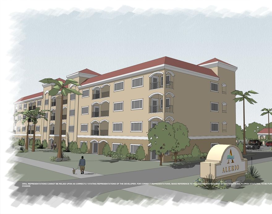 The ONLY ground-floor, 3-bedroom condo still available in Alerio, offering BRAND NEW beach condos. Stroll across the street to the beach via one of the two deeded beach accesses (1 private), or hop in your golf cart for a short ride to shopping, dining and entertainment on Scenic 98 (a.k.a. Old 98).This 1st-floor, 3-bedroom condo offers wood floors throughout with tile in baths; 10-foot ceilings; crown moulding in living area; granite countertops in kitchen & baths; stainless steel appliances; washer and dryer; and two-year warranty. An on-site check-in office adds to Alerio's value and security as a vacation rental. Alerio will be fenced and gated, with a fabulous heated pool, hot tub, splash pad for kids and outdoor grilling area.