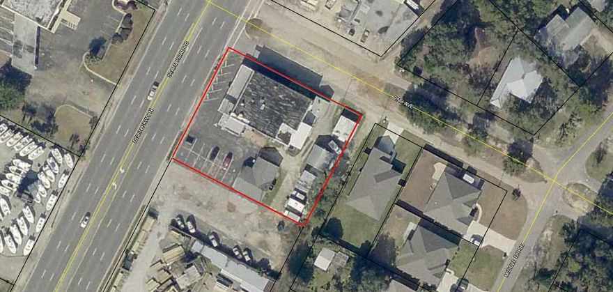 10,000 square foot, two story commercial property, previously known as the Black Angus Restaurant building. Pallet Bar and Grill currently occupies a portion of the building. There is an additional 1,393 square foot retail building on the site as well as 904 square feet of storage buildings.Provided for Comp. purposes only