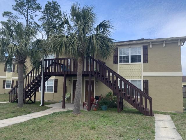 Move in SPECIAL $200 off first month's rent! Available NOW!! 2bd/ 1 bath apartment in the heart of Panama City, close to Tyndall AFB, shopping, and beaches This is a second-floor unit. The kitchen has plenty of cabinet space. Bathroom has shower /tub combo. Washer and dryer hookups in the unit. Garbage and lawn included. Sorry no pets and no smoking in the unit. Minimum 600 FICO credit score required in addition to meeting applicant rental criteria. Applications are done at www.RentGoodLife.com