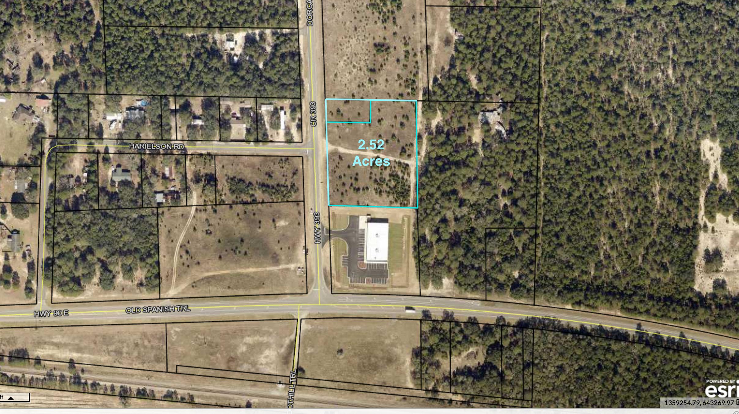 We are pleased to announce the sale of several vacant land parcels totaling over 1,171 Acres in the Crestview Market Area between Interstate 10 and Highway 90. The total acreage for the two separate parcels is 2.52 acres with 360 linear feet of Co. Hwy 393 frontage and is ZONED COMMERCIAL / MU.The Parcel I.D.'s offered For Sale in this listing are: 15-3N-22-0000-0028-0010 & 15-3N-22-0000-0017-0000IS.