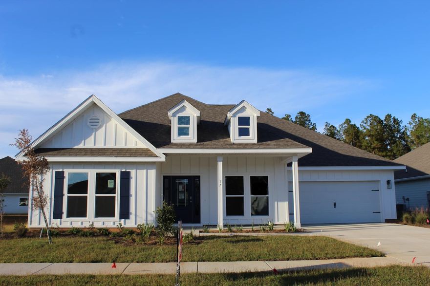 Home is Under Contract with Contingency, seller will continues to market and consider back up offers. The McKenzie plan is a beautifully designed 5 bed, 3 bath home with over 3000 sq ft located in Hammock Oak Estates. Just off the foyer is a formal dining area and a perfect space for a study or office. The family room is open and spacious to the kitchen and breakfast area. The kitchen has gorgeous granite countertops with undermount sinks and stainless-steel Whirlpool appliances. From the breakfast area, you have access to the covered back patio, making it perfect for enjoying morning coffee as the sun rises. Bedroom 1 is situated off the family room with a spacious bath and walk-in closet.