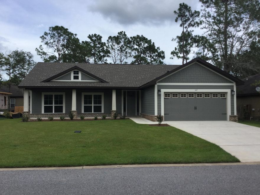 Welcome Home to your beautiful split bedroom floor plan and well maintained home in The Canopies of Freeport.  When you walk into this home to the left is a nice size bedroom/office.  As you continue walking you will see the large family room with fireplace.  To the right is a nice size kitchen with bar top seating.  In the kitchen area there is an area big enough for your dining table and hutch.  Just off of the kitchen is the master bedroom with large bathroom.  On the other side of the home is two more bedrooms and a bathroom.  After walking through this beautiful home take a step into your large backyard which is fully fenced in for those furry babies.  The Canopies has a community pool which is really close to this home. Buyer to verify all information and measurements.