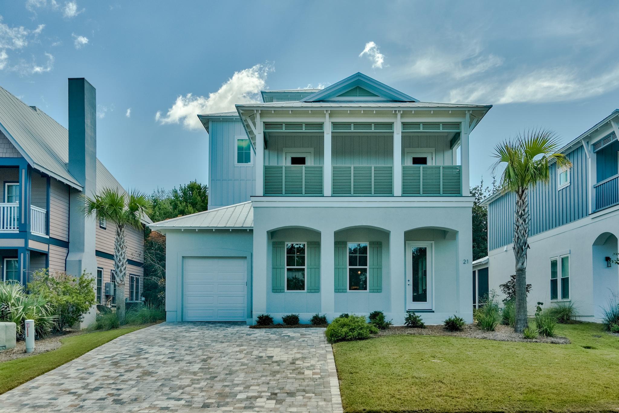 Enjoy the Rosemary Beach lifestyle for a fraction of the price! The Preserve at Inlet Beach is a coastal community located just off the east end of iconic 30A, the pinnacle of a Florida coastal lifestyle. We have 28 New Lot/Home Packages to choose from and 4 Floor Plans. This is the Powell floor plan. *Photos were taken from our model home as this lot is to be built. Check out the Preserve at Inlet Beach lifestyle video and virtual tour of our amazing model home in the Photos section* This premier development is only a short walk or bike ride to the largest public beach access in Walton County, 30 Avenue for shopping and entertainment, Camp Helen State Park, and Rosemary and Alys Beach. The Preserve at Inlet Beach features a community pool and a dock for easy access to Lake Powell.