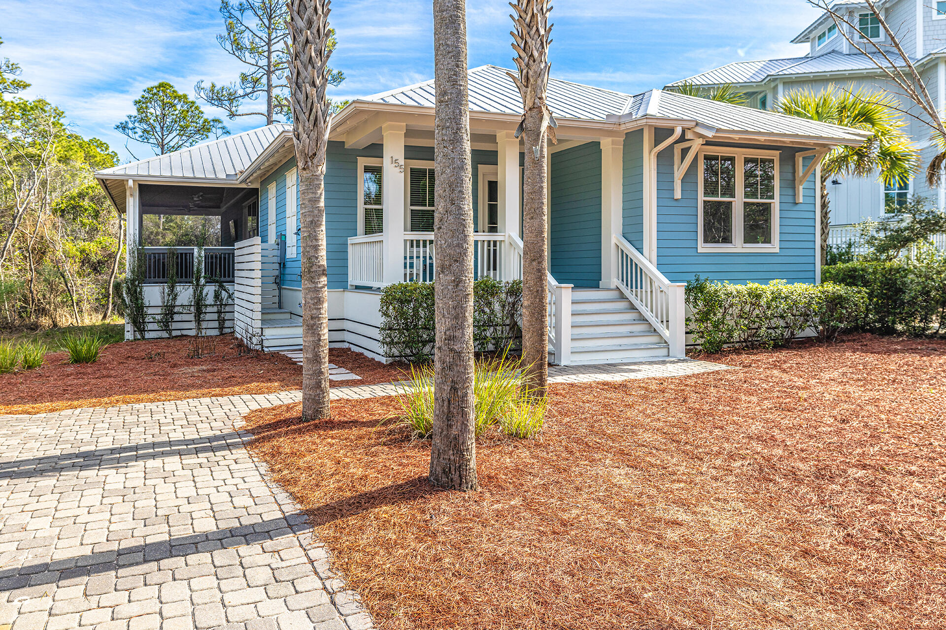 ''The Hidden Gem'' is positioned in serene Treetop Village at Seacrest Beach; a one-story, 5 bedroom, 4.5-bathroom beach cottage that seamlessly blends coastal chic design and style. It is prominently positioned just inside the gate that connects Seacrest Beach and Treetop adjacent to the tram stop. A rare location flanking two nature trails that lead to Alys and Rosemary Beach.The spacious lot offers ample room for a two car garage and a pool; allowing you to create your own private oasis. ''Hidden Gem'' is currently a rental income property.Additional highlights include, a gourmet kitchen which is equipped with a 35'' Verona range, Viking refrigerator, dishwasher, quartz breakfast bar, quartz prep countertops, and slate blue subway tile.