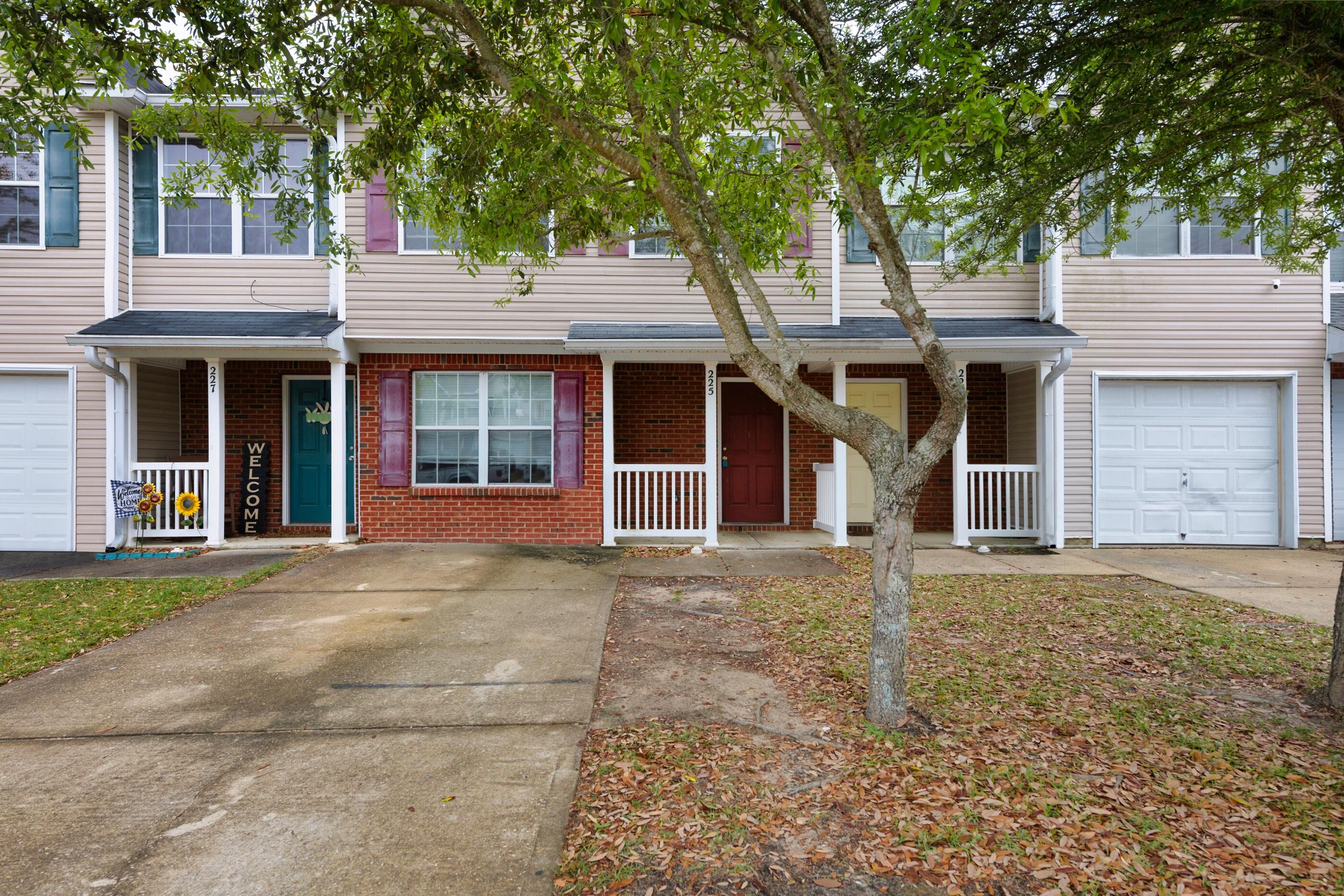 One of the largest floorplans in the Rolling Pines community. The 1st floor has great natural light and hosts a large living room, seperate dining room, kitchen, and half bath for guests. The 2nd floor features a primary bedroom, large enough to fit a king-sized bed and nightstands, and is equipped with walk-in closet and en-suite bathroom for added privacy. Walk past the laundry room to enter the large guest bedrooms and shared guest bathroom. The backyard is bordered on both sides with a fence, providing privacy. The unfenced area allows for a view of the surrounding woods, creating a peaceful and natural atmosphere.