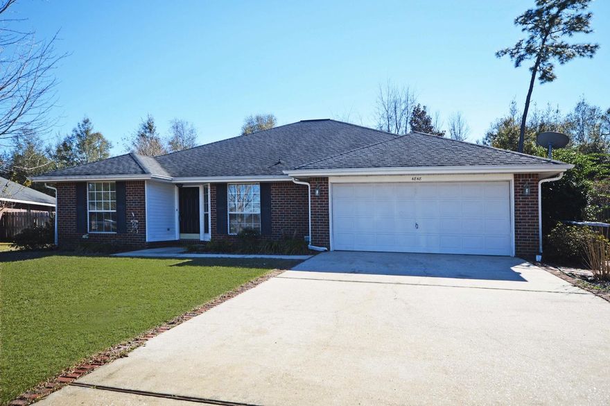 Stunningly well cared for home nestled in a community that few know of ~ Wonderful floor plan offering 4 beds/2baths with a split plan featuring the kitchen as the center hub of it all. Well thought out upgrades include HARDWOOD FLOORS in great room ~ TILE IN ALL WET AREAS ~ laminate in all bedrooms and a great deal more. Kitchen offers large breakfast room with triple bayed windows overlooking front lawn ~ Center island for prep work and alarge WRAP-AROUND BREAKFAST BAR for quick meals or entertaining. Large PANTRY and LAUNDRY room combo provides a generous amount of storage and is located just off the kitchen. Great room has CATHEDRAL CEILINGS with plant ledges and beautiful hardwood floors and french door with access to the back yard. Master suite is to the right of the great room.