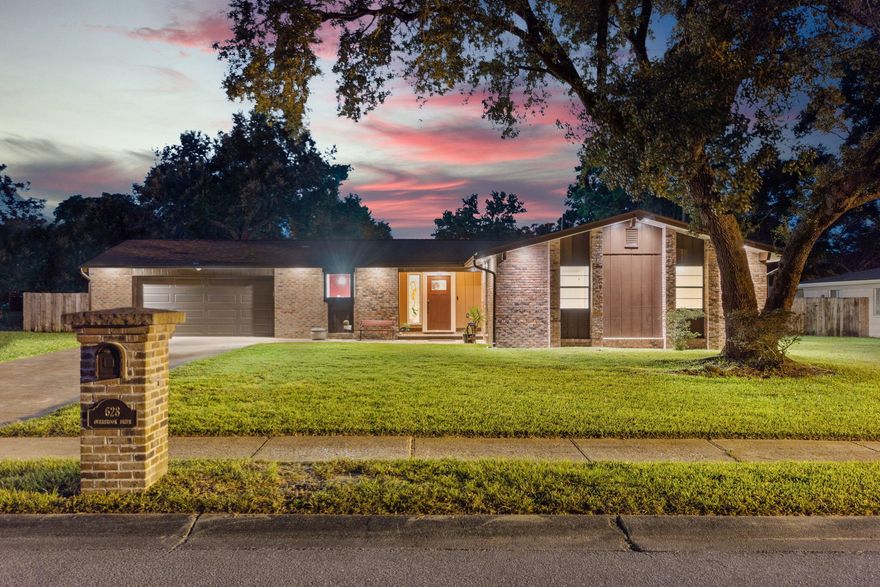 This charming brick home is one worth seeing inside and out! Centrally located in Fort Walton Beach in the highly desired neighborhood of Overbrook. This 4 bedroom, 2 bath, home was never supposed to come back on the market as it was treated as a forever home and no expense was spared on every upgrade. Roof 2020, HVAC 2015 w/ transferrable service agreement and UV Sterilizer, New HVAC Duct Lines in the attic 2017, Tankless Gas Hot Water Heater 2016, Whole House Water Softener 2019 just to name a few. Upon walking through the front door you are welcomed by the open floor plan that leads you to the spacious dining and living room. The kitchen was completely remodeled in 2016 with New Stainless-Steel Appliances in 2020.