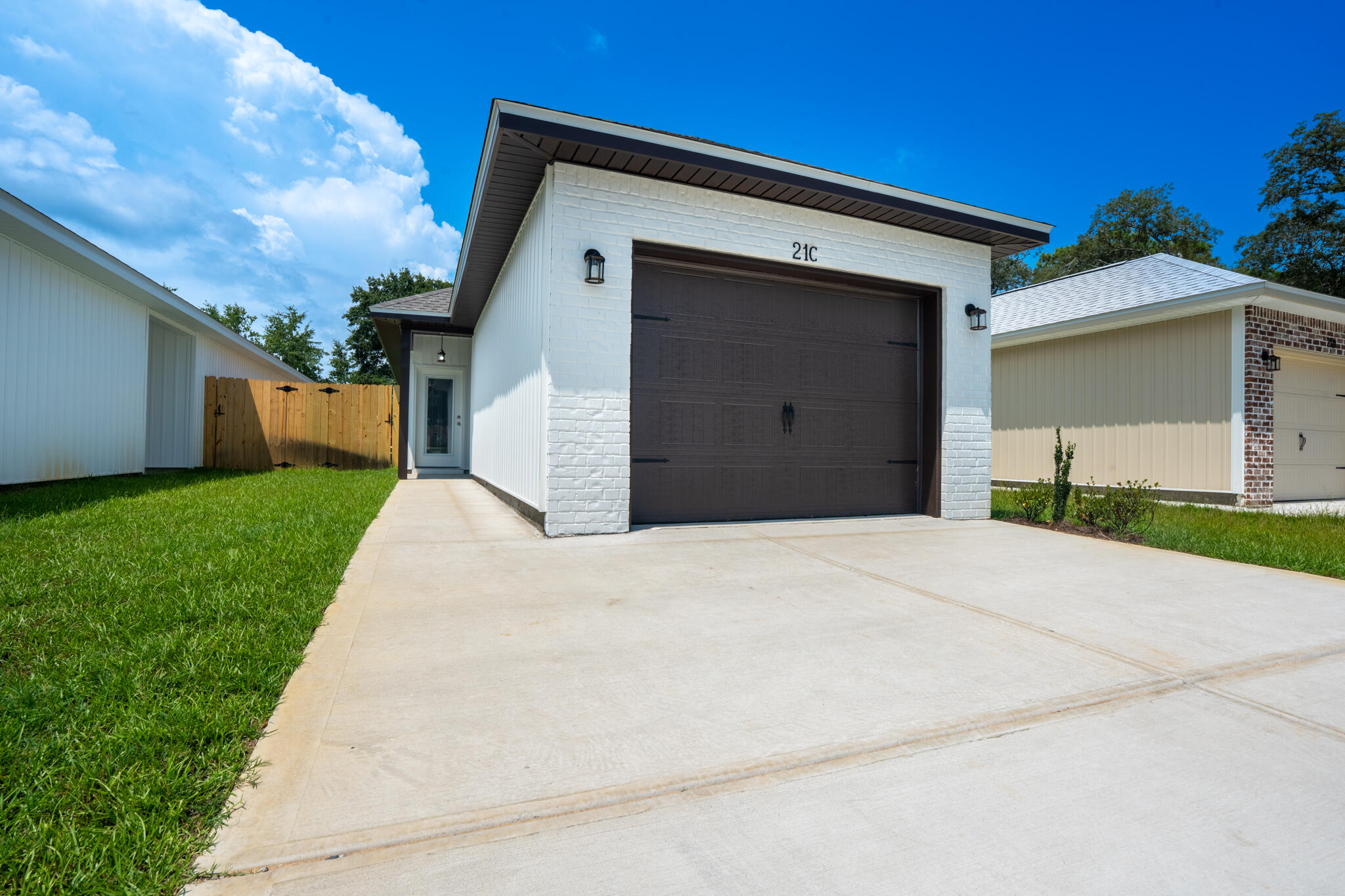 BUILDER TO CONTRIBUTE 10K ''ANYWAY'' MONEY, AS WELL AS DOC STAMPS AND TITLE, TO CLOSE AT MEAD LAW AND TITLE. Welcome to this charming three-bedroom, two-bathroom home, offering both comfort and style. Featuring 9-foot ceilings throughout, the spacious living room and kitchen create a bright, open atmosphere perfect for everyday living. Step outside to the inviting back porch, ideal for entertaining guests or simply enjoying the outdoors. The home also includes an attached one-car garage with a convenient covered breezeway that connects the garage to the front entrance. For added privacy, the backyard is fully enclosed with a 6-foot fence. A true blend of practicality and appeal, this home offers everything you need for a relaxed, modern lifestyle.