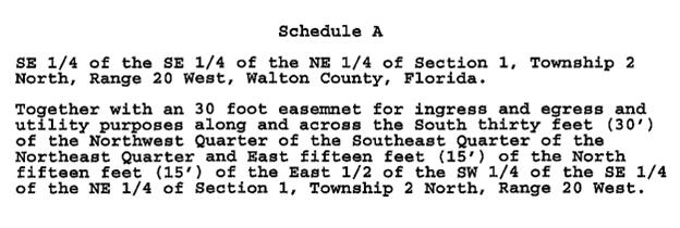 METES & BOUNDS - Land