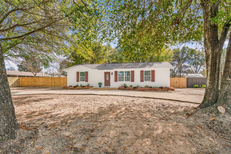 Charming and beautiful updated home on a large lot conveniently located in central Crestview. This stunning remodeled home offers stylish upgrades perfect for relaxing, entertaining, or simply enjoying every day in comfort and style. Step through the front door into a bright, open-concept living space with fresh paint, luxury vinyl plank flooring and abundant natural light throughout. The fully updated kitchen includes new stainless steel appliances, quartz countertops and modern cabinetry. Home has new roof, HVAC and water heater. The backyard is fully fenced with room for RV or boat.