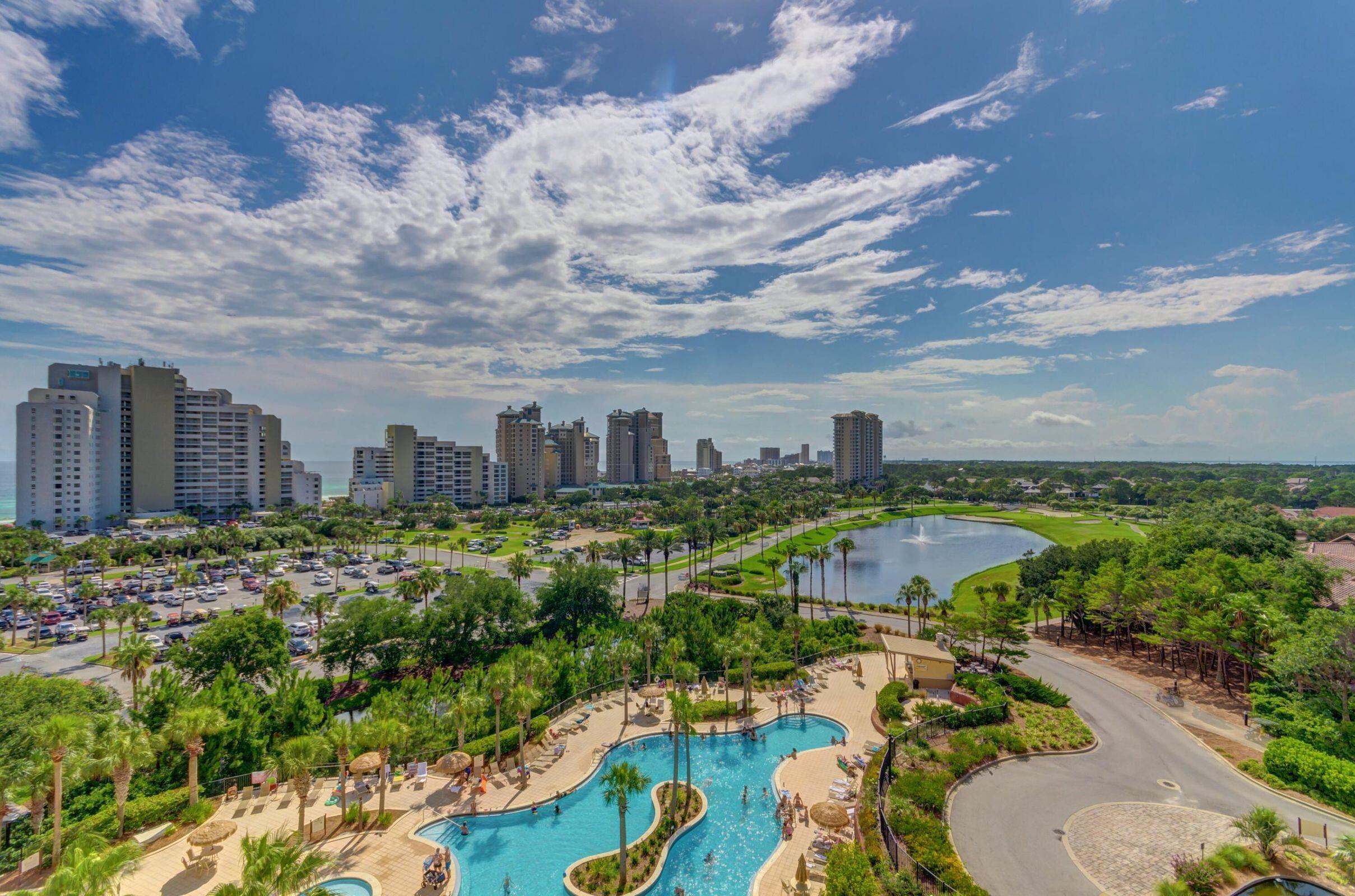 This lovely condo is your ticket to the fabulous beach lifestyle.  Primo panoramic view of the coastline from the 15th floor. Make family memories or you can also cash in on vacation rentals. Since it's a lock-out you have more rental options. Sandestin is the premiere resort in the area and offers all the amenities you enjoy, Beach access, lagoon style pool, golf , tennis, and marina are just a few. Many fun restaurants and attractions in the area.  Buyer to verify all information.