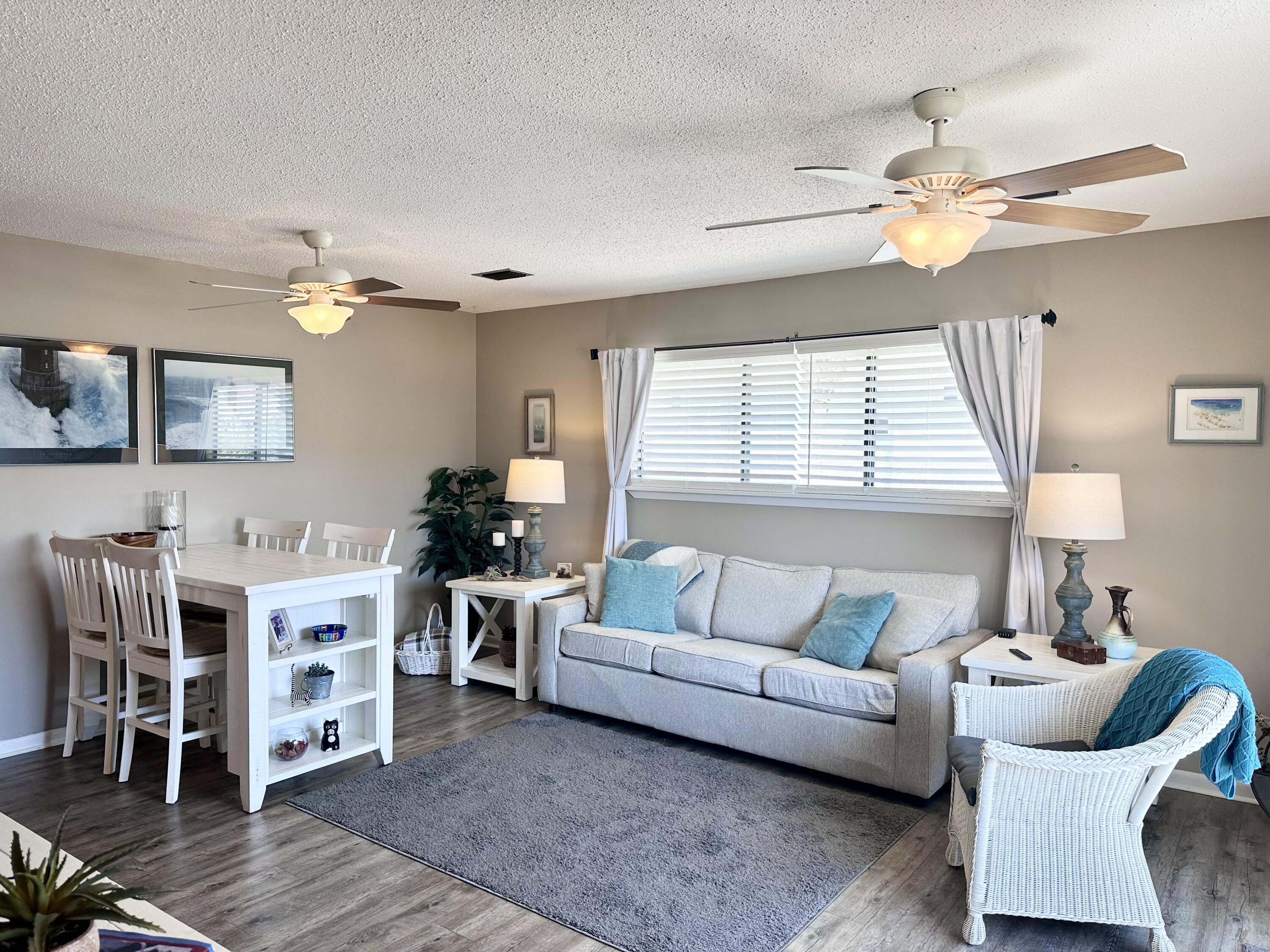 **Lowest priced condo in the complex!** This adorable coastal retreat is in the heart of Miramar Beach, just a short stroll to emerald waters and sugar-white sand. The well-maintained, exterior-facing unit offers easy access to the community pool and a private balcony perfect for morning coffee or evening relaxation. Updated and turn-key ready. Popular gulf-front dining at Pompano Joe's and public beach access only 1/2 mile away. Enjoy nearby shopping, restaurants, and the scenic Old 98 bike/walking path. Excellent vacation rental or a wonderful full-time residence. Owners can have pets. Low HOA and offered fully furnished--ready to enjoy!
