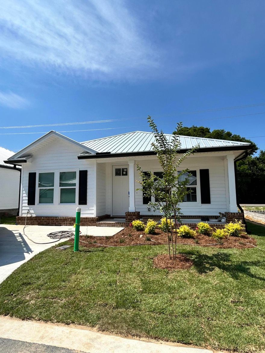 *Seller will pay $5,000 towards closing costs and 1 Year of HOA Dues!*Brand new construction centrally located in Valparaiso! These Florida Cottages feature 2 bedrooms, 2 baths, in a new neighborhood. The exterior construction materials include painted Hardie Board, hurricane impact windows, a metal roof and brick skirt. The interior features granite counter tops, stainless steel appliances, LVP and recessed lighting. Other plans are available.  Buyers to verify all deemed important information.