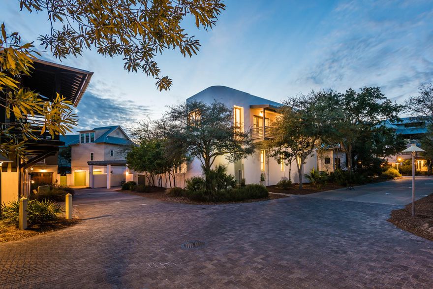 Amazing opportunity in Rosemary Beach!!! One of the largest lots NOT backing up to Hwy 98 allows for the addition of a two bedroom carriage house and pool! Recently updated with marble countertops and ceramic tile, the newly renovated kitchen features Jennair and Bosch appliances. Perfect for entertaining with high ceilings and natural light, the accordion doors open the living and dining area to a large outdoor terrace covered with pecky cypress overlooking the back yard. The second level features a large master bedroom with a shaded balcony and marble bath with a spacious dual shower. Sold fully furnished. Close to the Owner's Pool and St. Augustine Park. Excellent investment potential on the north side of Rosemary Beach.