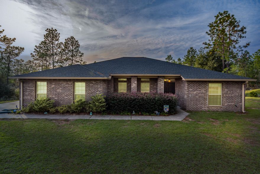 Fantastic property in Yellow River Plantation! This 1.39 acre lot is one of the larger lots in the subdivision and turn-key ready. Fantastic floorplan offers 3 generously sized bedrooms and an additional office space that can easily be converted to a 4th bedroom. Kitchen is open to the living room and has a HUGE center island, sure to be the entertaining hot spot for years to come. Granite countertops, premium cabinets, buit in desk area, and stainless appliances all come together to complete this area perfectly. The living room is a large 20x20 area and opens up to a covered back patio. YRP itself has many wonderful features: trails, fishing ponds, and picnic areas. Be sure to put this one on your short list!