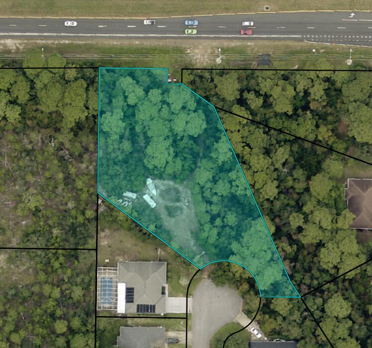 Entered for comp purposes only. Desirable building lot in Biscayne Point subdivision with neighborhood waterfront access to the sound. Enjoy the privacy of an acre lot at the end of a cul de sac. Small creek on the right side border but still plenty of room to build your dream home.