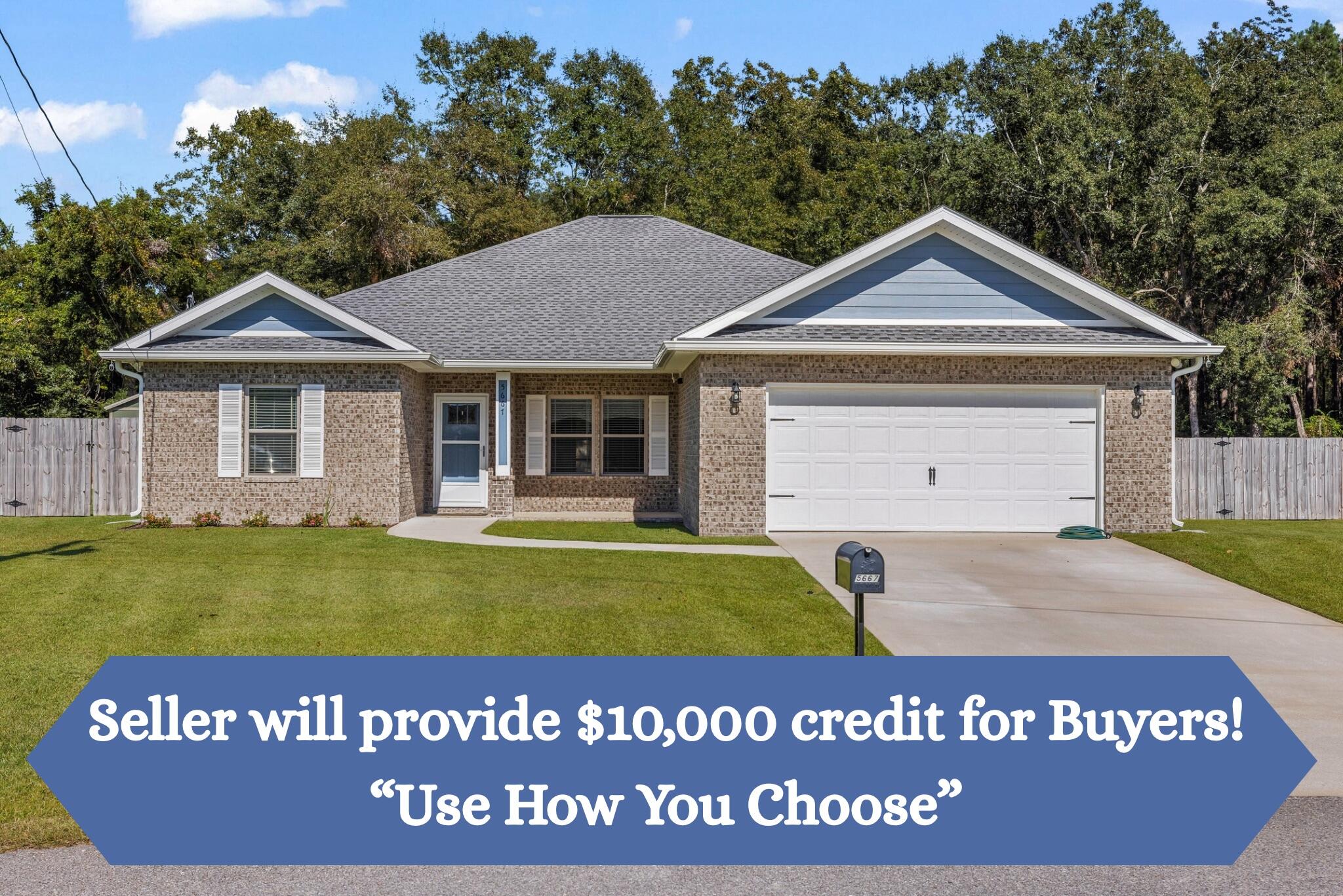 HUGE PRICE REDUCTION on this .55 acre pie-shaped lot at the back of the subdivision was hand picked by the owners to have their custom dream home built. 2162 sq/ft of living space +484 sq/ft garage-heated & cooled by a Pioneer 18,000 BTU MINI-SPLIT & fully insulated= 2646 sq/ft. Upgrades GALORE - See photos for full list. Fully fenced back yard with double gates on both sides makes room to park an RV or Boat. The back gate leads to additional deeded property going back 30 ft. The 10x12 yard building conveys. A 30x14 ft patio was added off the screened in porch. The producing Pecan trees offer shade & the Rainbird lawn irrigation system keeps the new sod green.