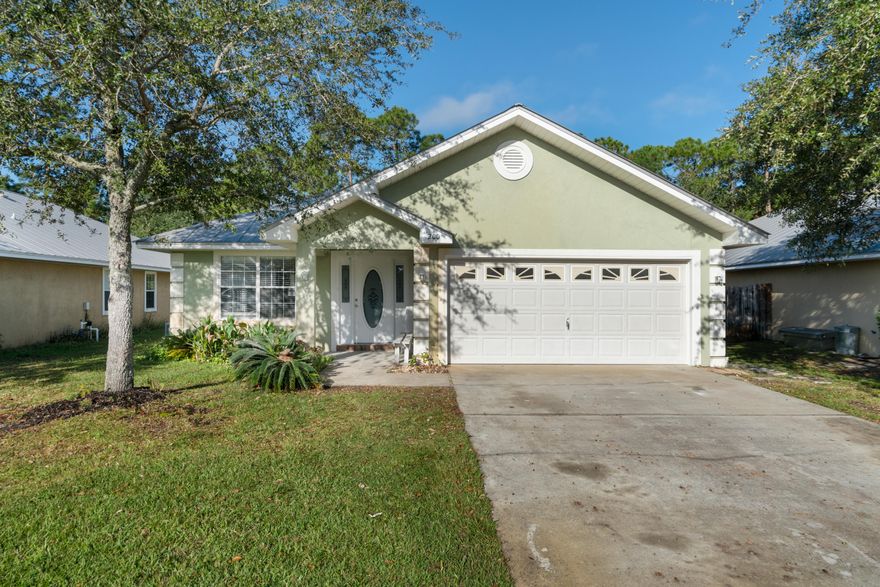 New Listing! Come see this beautiful Driftwood Estates home featuring 4 bedroom 2 bath desired floor plan home with 2 car garage & metal roof.This well maintained home has just received a fresh interior paint job! Brand new beautiful granite counter tops! The home has vaulted ceilings which will give you an open air feeling when enjoying the living room area & with the well sized bedrooms everyone has the space they need. The home is on nice size lot giving you good size front & back yard.Just a short walk to the awesome neighborhood park area. Must see & great to have for active lifestyle just a short walk. Full kids playground, full basketball court, wall ball court, tennis court, walking track, soccer field, and multiple charcoal grills.  All info deemed accurate but buyer to verify.