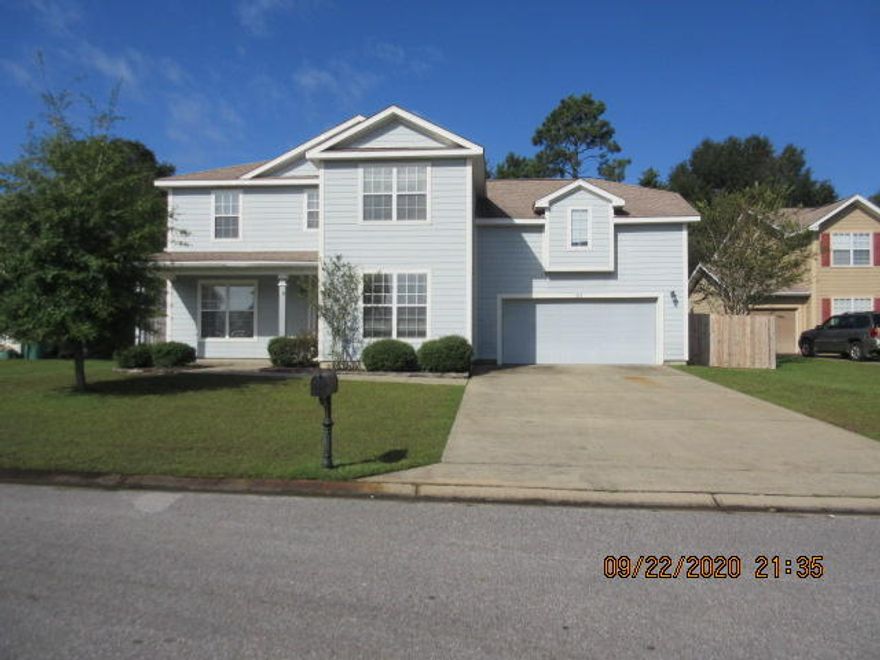 South of I-10 with easy commute to Eglin AFB and Special Forces, beaches and shopping!   Spacious living room, breakfast area and formal dining/office.   New LVP in dining and living room.  New granite countertops.  All bedrooms, laundry and 2 full baths upstairs.  Master bath boosts a garden tub and separate shower, marble double vanities and water closet.  Check out the walk in attic storage.  Large lot for outdoor entertaining!  Owner has paid up termite bond thru December 2022.  Don't miss this one!
