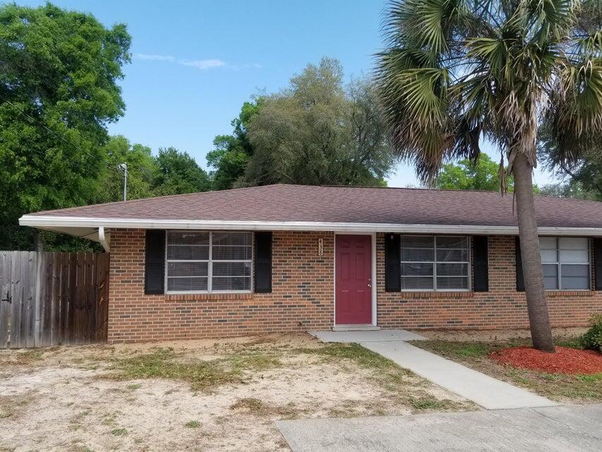 2 bedroom duplex with eat in kitchen. Inside utility area. Additional blown insulation in attic, central heat and air. Large privacy fenced back yard with patio and storage building. Just minutes to Eglin Air Force Base and shopping. Owner will allow watercraft or recreational vehicle storage with additional fee. Sorry no pets allowed. Security Deposit $2,287.50