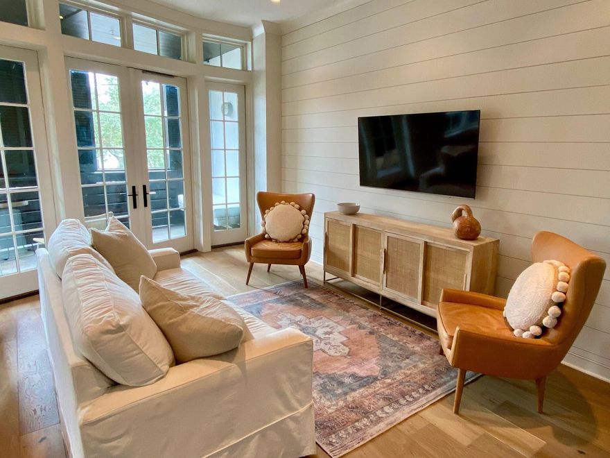Welcome to the epitome of urban living in the stunning Tabby Lofts, nestled in the vibrant heart of Rosemary Beach town center. This impeccably renovated condo seamlessly combines modern design with an unmistakable urban flair, offering an unparalleled living experience.Upon entering, you'll be immediately captivated by the sense of space and light that defines this residence. The open layout creates a seamless flow between the living areas, perfect for both relaxation and entertaining. The true highlight of this condo is the massive wrap-around balcony, where you can savor your morning coffee while soaking in the bustling energy of the town center below.This unit boasts a full bedroom complete with an ensuite bath, ensuring your personal oasis is both private
