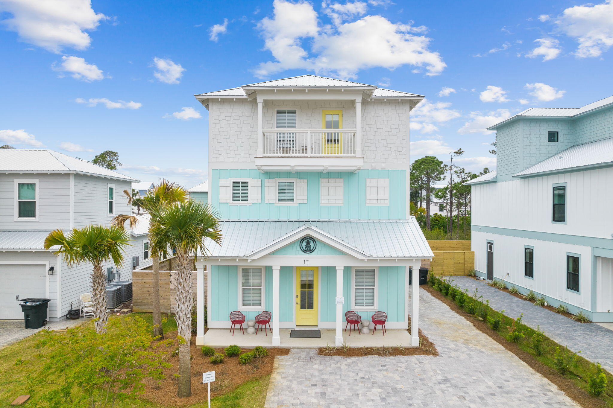 New Luxury Beach Cottage - Capturing the perfect juxtaposition between casual Florida vibes and modern luxury cottage, 17 Shelley's Way is nestled just 4 minutes from the prestigious white sandy beaches & emerald-blue waters that are the hallmarks of the Emerald Coast. This beautiful home boasts three vertical levels with over 2700 square feet, 8 bedrooms and 7 baths and is idyllically located in the gated community of Villas of Frangista in Miramar Beach.
