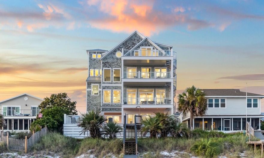 Showcasing panoramic views across 55 feet of beach frontage, 'Sea Castle' is a stunning coastal paradise which has been meticulously designed to host an unmatched experience at the beach. As one of the highest-producing vacation rental homes on the Emerald Coast, 22015 Front Beach Road boasts over $2.3M in actual rental history since 2022. This beachfront home has already produced over $430K in rental income YTD. The capacity for 36 guests and the rare finishes/features make 'Sea Castle' one of the most perfectly designed vacation homes in the area. Only five minutes from Rosemary Beach, this massive home boasts four levels of breathtaking Gulf views. The enormous pool deck serves as a one-of-a-kind beachfront entertaining space with its heated pool/spa & private beach boardwalk. The first level displays a pool-side entertainment floor with a pool table, foosball table & arcade gaming system. The first level also features a comfortable living room, kitchenette, oversized island & elevator access to all four levels. The second floor serves as the main gathering space with the remarkable kitchen, stunning living room & ideal dining area. You and your guests can also dine alfresco on the large beachfront balcony. The chef's kitchen features dual ovens, a six-burner gas Wolf range, two dishwashers, a wine refrigerator, and a commercial Sub Zero refrigerator. The striking island has bar seating for six and the dining tables have seating for sixteen. The first level features two spacious guest bedrooms, both designed with queen over queen built-in bunks along & ensuite bathrooms. The second level has two bedrooms, one being a queen over queen built-in bunk room with an ensuite bath. And the other on this level is a primary suite with a king bed and gorgeous ensuite bath. The third floor flaunts one of the most spectacular primary bedrooms ever created on the Emerald Coast. This primary suite has endless Gulf views to the West through large windows & sliding glass doors. The primary also has a comfortable sitting area, kitchenette & walk-in closet. The dreamy primary bathroom has unbelievable Gulf views. The 3rd floor provides another queen over queen built-in bunk room with an ensuite. And additionally, there is a primary bedroom with a king & an ensuite on this level. As you reach the 4th floor, you're treated to another unrivaled primary suite with soaring top floor Gulf views. This top floor primary has a kitchenette as well along with another bright and airy primary bathroom. The top level has a one-of-a-kind bunk room with 3 sets of queen over queen built-in bunks while also featuring an ensuite bathroom equipped with two walk-in showers. The property conveys fully-furnished with strong rental bookings already in place for the new buyer. Rental income performance, rental income projections, estimated expenses and net income projections are available by request. Enjoy an unmatched coastal lifestyle near 30A and own one of the top-producing vacation homes on the Emerald Coast!