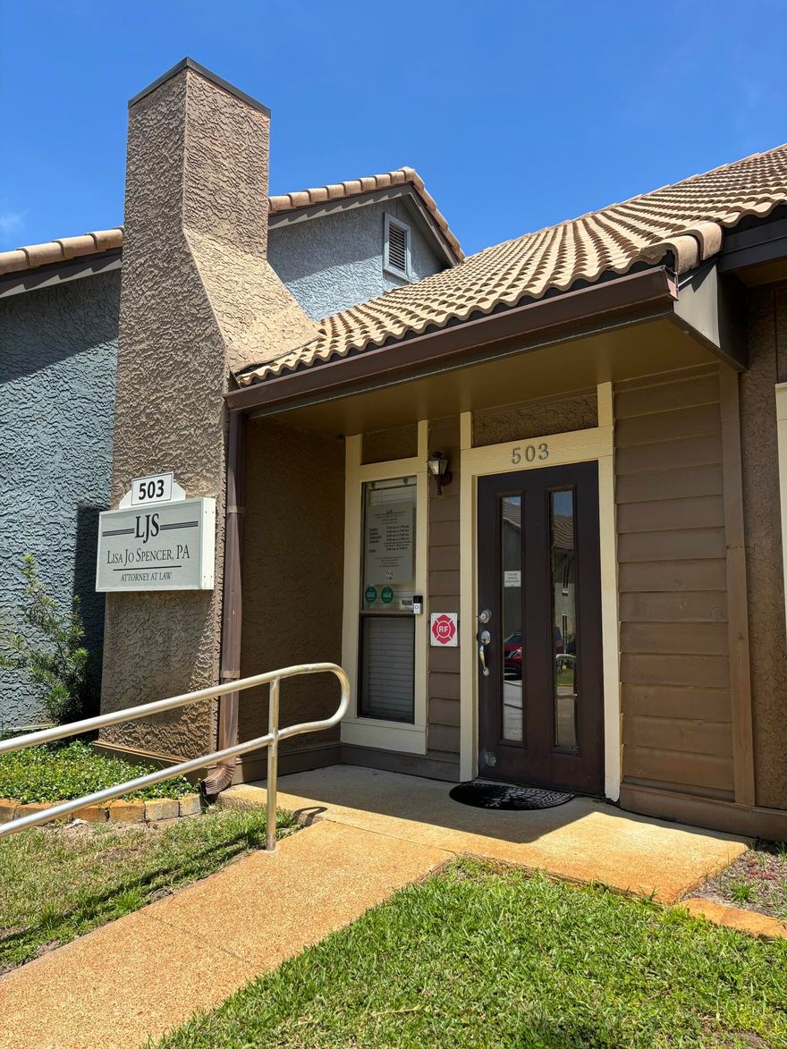 Fantastic  two-level office condo at Santa Rosa Office Plaza in Mary Esther, FL. The unit is vacant and ready for your business or as an investment property.Unit 503 is 1,296 sqft. The downstairs area consists of a large reception/waiting area, two offices, a conference room, a break room area, and one restroom. There are 4 additional offices upstairs and plenty of storage areas.