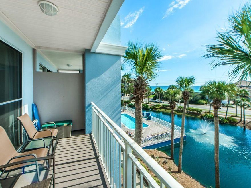 YOUR beach getaway and a superb income producer. Over $32K in 2019. Gulf Place is on the bustling west end of 30A. Located in Gulf Place Cabanas, this 3rd floor corner condo has Gulf Views and overlooks the pool and lake. Lots of natural sunlight and an open den and kitchen concept that flows onto the covered balcony. 1 bedroom/1.5 Bath, Sleeps 6, includes two bunk beds. The bunk alcove is separated off the hallway for addt'l privacy. Gulf Place features a town center with retail, restaurants, 3 pools, & deeded beach access. The large green space amphitheater is the site for year round activities like concerts, car shows, and farmer's markets. Imagine the lifestyle of owning your own personal beach getaway. Offered fully furnished and rental ready.