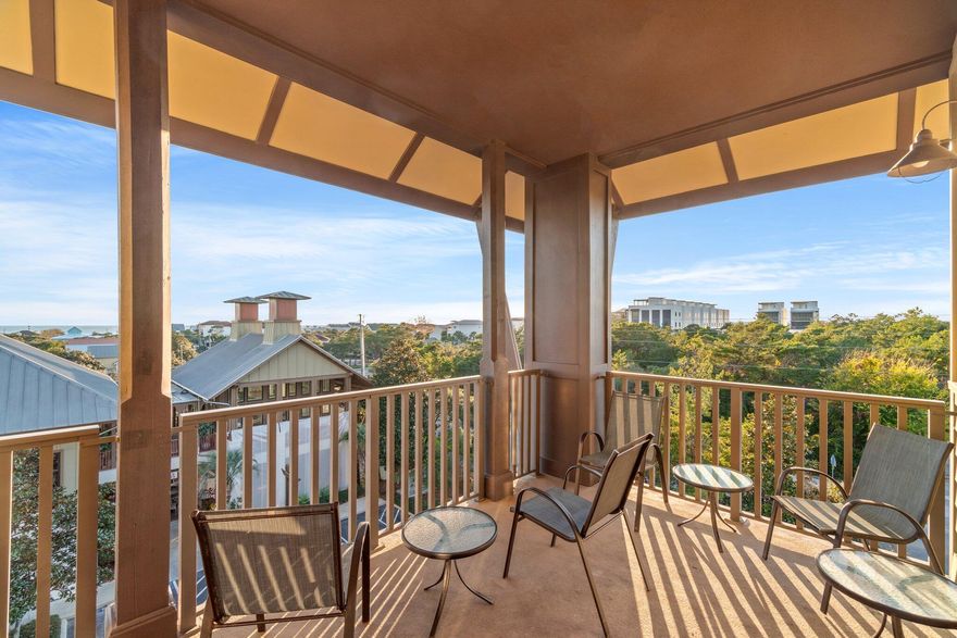 UNDER CONTRACT. SELLER ACCEPTING BACKUP OFFERS. Paradise awaits you at this gorgeous luxury condominium overlooking the Gulf of Mexico! This is your rare opportunity to own a top floor, corner unit, with GULF VIEWS, in the highly sought-after beach community of Redfish Village, which is nestled in the Blue Mountain Beach area of scenic 30A. This tastefully furnished 3 Bedroom, 3 Bath Beach condo, with additional quadruple bunk room, boasts the largest floor plan available in this development. NEW Luxury Vinyl Plank Flooring throughout.