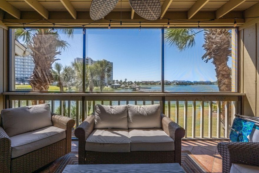 MOTIVATED SELLER! Sharp $25K price drop to $650,000 on this turn-key, lakefront 3BR/3BA townhome in Seascape Resort. Proven $60K-$68K+ gross rental income annually with 2026 already pacing +18%. Identical unit next door sold $675K in July. Delivered fully furnished & rental-ready - future bookings, financials & mgmt transfer at closing. Direct Stewart Lake views, steps to 2,000 ft of deeded beach, pools, golf, tennis & Whale's Tail. Rare 3 full baths, ground-floor BR, sleeps 8-10 easily. Low $650/mo HOA covers everything. Best priced, highest-producing lakefront 3/3 in Seascape today. Seller says SELL - bring offers! Take a quick, easy walk to enjoy your deeded beach access, a provision exclusive for Seascape residents. Indulge in endless afternoons under the sun, against a backdrop of serene- Gulf views that are only steps away. Residing here means having the power to enrich your every day with an invigorating and opulent coastal lifestyle.The Seascape Resort is a well-established community known for its generous amenities and vibrant social scene. Engage in a friendly match on the Tennis or Pickle Ball courts, challenge your friends at a round of golf, or simply let loose at one of the lively resort concerts. Your options for leisure or recreation are boundless. Situated close to the beach, this condo guarantees seaside living at its finest - where every day feels like a vacation. Don't miss the chance to own a piece of this charming paradise. Get in touch today to schedule a showing, and see for yourself the promise of unrivaled luxury and leisure that this Condo holds.