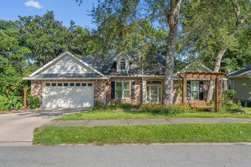 VA Assumable Loan @ 2.25%! Discover this mountain-style creekside retreat in the heart of Niceville! This 4-bedroom, 3.5-bath home offers a versatile 5th room with private entrance--ideal as an office, guest suite, or mother-in-law quarters. The split-level layout includes a main-floor primary suite and 4 additional bedrooms downstairs. Built in 2006 to higher hurricane standards, the home qualifies for a $14,400 insurance rebate. Backing up to scenic Beaver Creek, enjoy peaceful wooded views ideal for wildlife lovers. Updates include a 2020 kitchen remodel w/ solid wood cabinets, gas appliances, tankless water heater (2020), 6'' gutters, attic insulation, and hurricane-rated windows (2025). Multi-level decks and a sunroom offer relaxing outdoor spaces in a quiet, closed-circle subdivision
