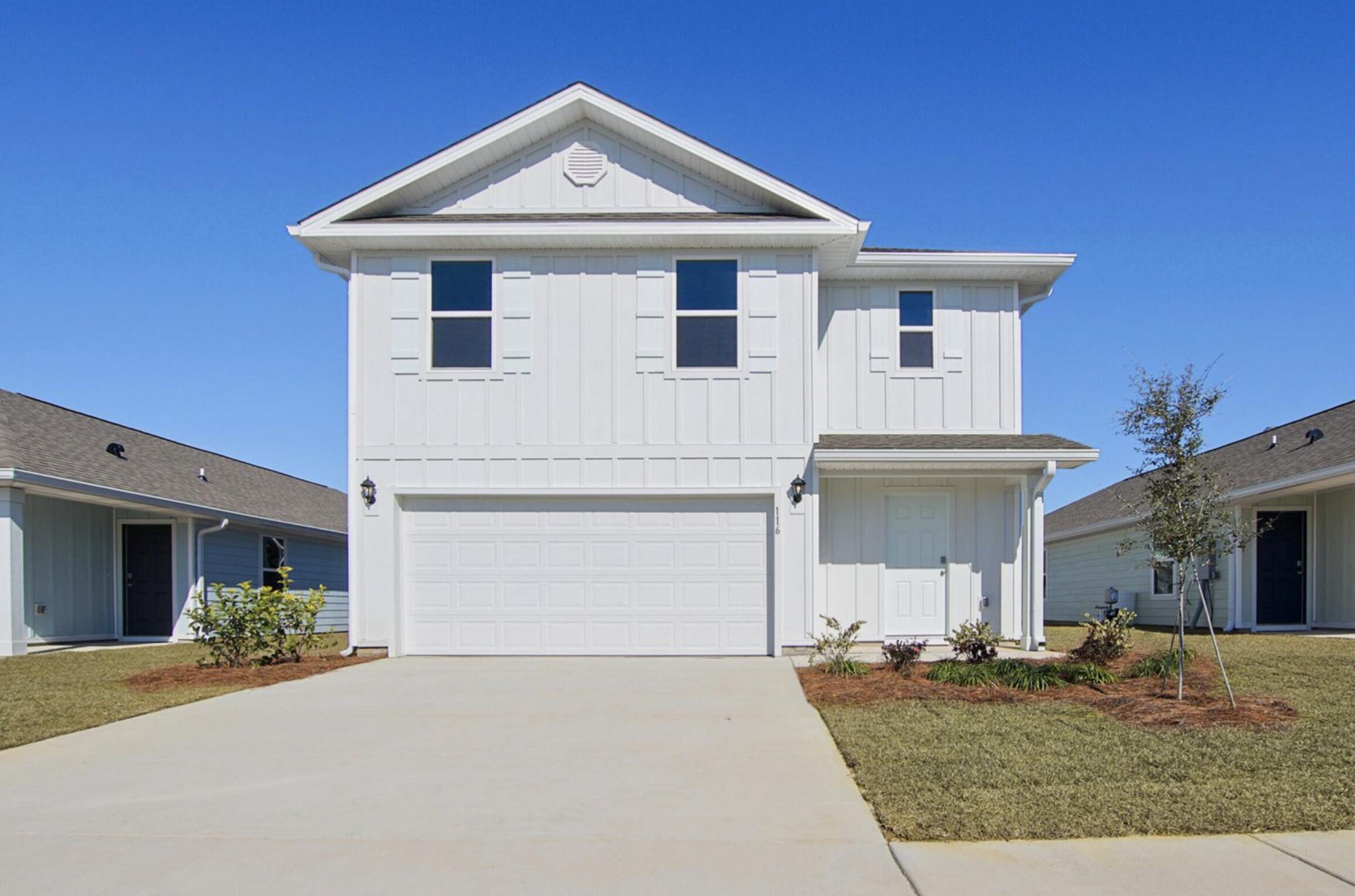 Discover the perfect blend of space, comfort, and community in this fantastic new two-story single-family home featuring 5 bedrooms and 3 full bathrooms. Designed with modern living in mind, the open-concept layout creates a bright and welcoming atmosphere that's perfect for both everyday life and entertaining.The first floor includes a full bedroom and bathroom, ideal for guests, a home office, or multigenerational living. Upstairs, you'll find four additional bedrooms, including a spacious primary suite, along with two more full bathrooms and a bonus living area. This home is located in a vibrant community offering resort-style amenities, including a beautiful pool and a public dock for fishing, canoeing, and more.Buyer to verify all inforamtion and sizes.